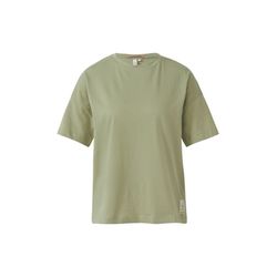 Q/S designed by T-Shirt uni à coupe ample - vert (7297)