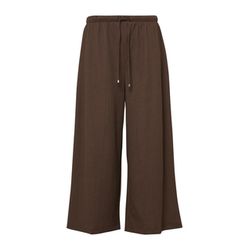 s.Oliver Red Label Structured culottes with elastic waistband - brown (8828)