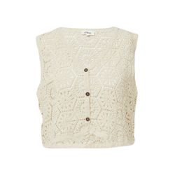s.Oliver Red Label Crochet lace waistcoat  - beige (8105)