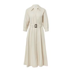 comma Hemdblusenkleid mit Bindegürtel - beige (0505)
