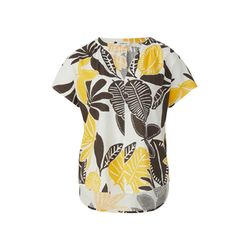 s.Oliver Red Label Bluse mit Blumenmuster - gelb/weiß (02A0)