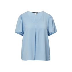 Q/S designed by Blouse à manches courtes en viscose - bleu (5072)