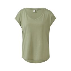 Q/S designed by T-shirt ample en mélange de lyocell - vert (7297)