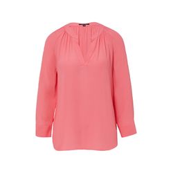 comma Bluse mit Tunikaausschnitt - pink (4405)