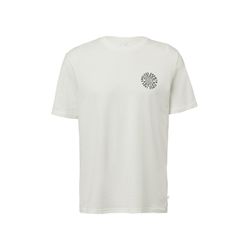Q/S designed by T-shirt with small front print   - white (0210)