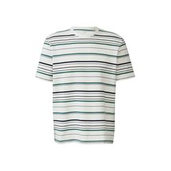 Q/S designed by Striped T-shirt - white (02G0)