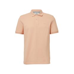 s.Oliver Red Label Cotton piqué polo shirt - orange (2018)