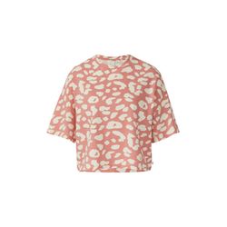 Q/S designed by T-shirt court avec imprimé all-over - orange/beige (20A1)