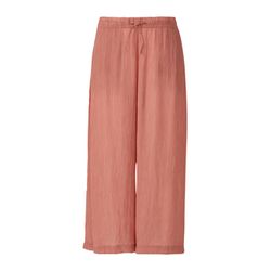 Q/S designed by Structured culottes made of viscose blend - orange (2080)