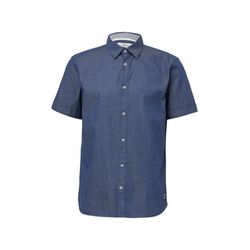 s.Oliver Red Label Regular Fit: Kurzarmhemd mit Kentkragen  - blau (58K4)