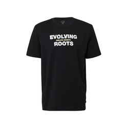Q/S designed by T-shirt with front print - black (99D1)