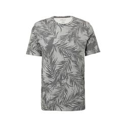 s.Oliver Red Label T-Shirt mit Crew Neck und All-over-Print - grau (94A1)