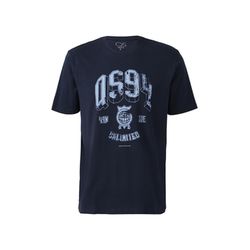 Q/S designed by T-Shirt - blau (58D1)