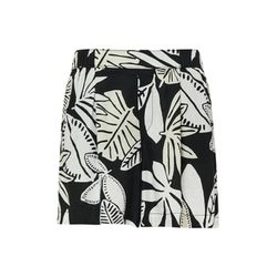 s.Oliver Red Label Linen-blend shorts with pockets - black (99A0)