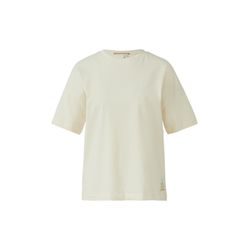 Q/S designed by T-Shirt uni à coupe ample - beige (0808)