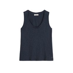 Marc O'Polo Top, v-neck - blue (886)