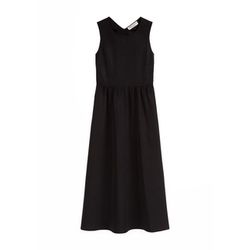 Marc O'Polo Cut-Out-Kleid aus TENCEL™ Lyocell-Leinen-Mix - schwarz (990)