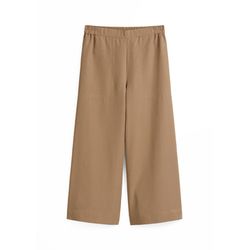 Marc O'Polo Culotte wide cropped aus TENCEL™ Lyocell-Leinen-Mix - braun (727)
