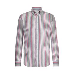 State of Art Oxford shirt with stripe motif - blue/red/white (1156)