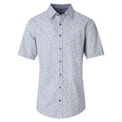 Casamoda Chemise décontractée avec motif intégral - vert (300)