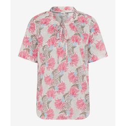 Brax Bluse - Vivi - blau/pink/weiß (98)
