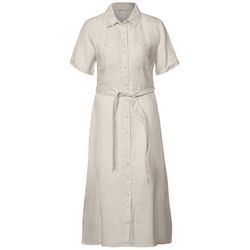 Street One Kurzarmkleid mit Knopfleiste - beige (16269)