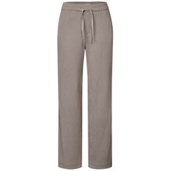 Street One Wide Leg Hose mit Struktur - beige (16514)