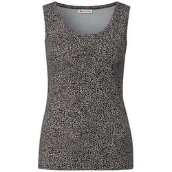 Street One Leo-Top mit Rippstruktur - beige (26697)