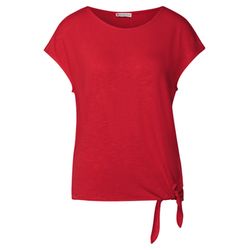 Street One Shirt mit Knotendetail - rot (16278)
