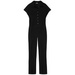 Street One Jumpsuit mit Struktur - schwarz (10001)