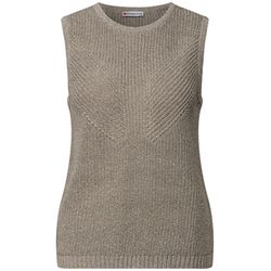 Street One Shimmering knitted top - brown (26270)