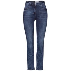 Cecil Jeans mit Turn-Up Detail - blau (15576)