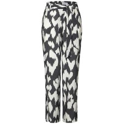 Cecil Wide-leg patterned trousers - gray (36248)
