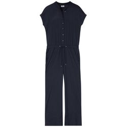 Cecil Jumpsuit mit Struktur - blau (15512)
