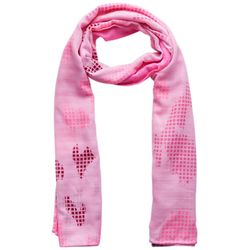 Cecil Écharpe texturée à motifs - rose (36696)