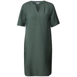 Cecil Split Neck Kleid - grün (16243)
