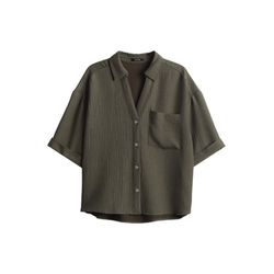 Opus Chemisier ample en aspect froissé - Fiora - vert (30034)