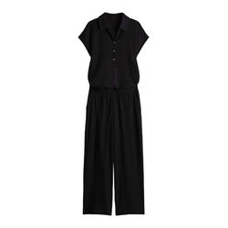 Opus Relaxed jumpsuit - Melti polo - black (900)