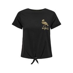 Only T-shirt with knot - Onldora - black (177911002)