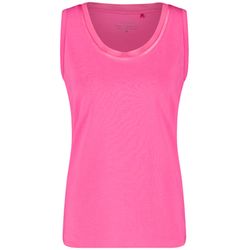 Gerry Weber Collection Basic Top mit Chiffonblende - pink (30329)