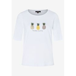 More & More T-shirt with pineapple front print - white (0010)