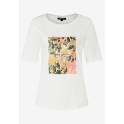 More & More T-Shirt mit Front-Print  - beige (0041)