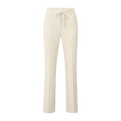 Yaya Gerade Hose mit Bindegürtel - beige (20908)