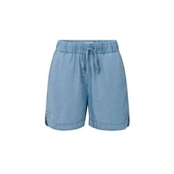 Yaya Chambray shorts - blue (99308)