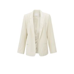 Yaya Woven blazer with pocket details - beige (20908)