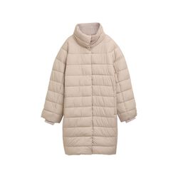 Tom Tailor Puffer-Mantel mit Stehkragen - grau (32208)