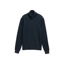 Tom Tailor Basic turtleneck jumper - blue (11019)