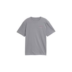 Tom Tailor T-Shirt mit Print - grau (30992)