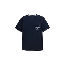 Tom Tailor T-shirt with breast pocket - blue (10668)