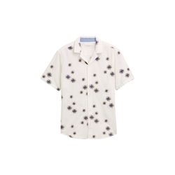 Tom Tailor Regular fit short-sleeved shirt in Hawaiian look - white (37854)